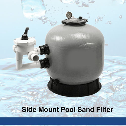 Side Mount Pool Sand Filter - Color: White