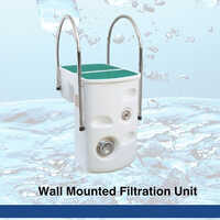 Wall Mount Filtration Unit - Durable Pvc, Customized Size, Sleek White Color | Industrial Pool Filtration Solution, Space-saving Design, One Year Warranty