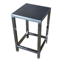 ss square stool