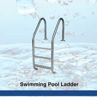 Swimming Pool Ladder - Stainless Steel Ss 304, Different Size, Silver Color | Durable, Corrosion-resistant, Industrial Use