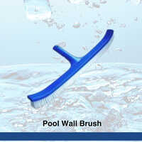 Pool Wall Brush - Pvc Material, Various Sizes Available, Blue Rectangular Design | Heavy-duty For Efficient Swimming Pool Cleaning