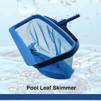 Pool Leaf Skimmer - Durable Industrial Quality, Various Sizes, Vibrant Blue And White Color, Efficient Rectangular Design