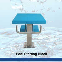 Swimming Pool Starting Block - Durable High-quality Material, Different Sizes Available, Vibrant Blue Color, Ideal For Competitive And Recreational Use