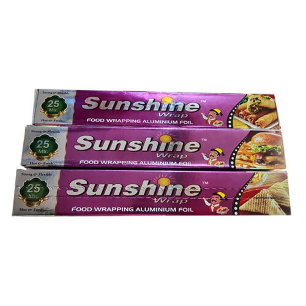Sunshine Wrap Aluminum Foil 25No - Color: Silver