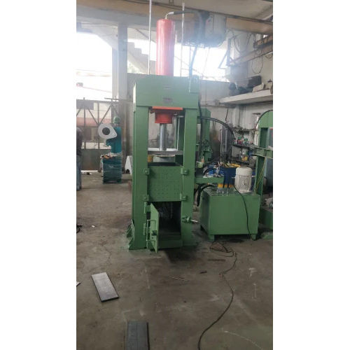 Green Paint Coated Hydraulic Pet Bottle Baling Press