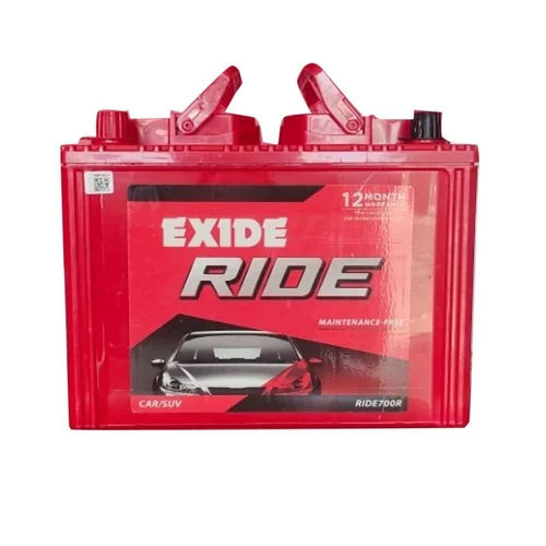 Exide Ride 700R Car Battery Battery Capacity: 51 A   80Ah Ampere-Hour  (Ah)