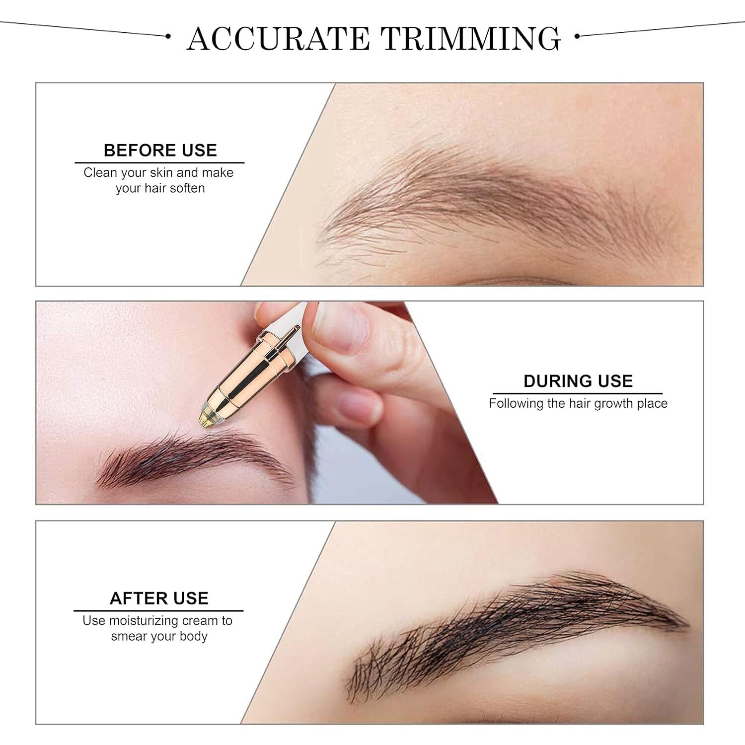 EYEBROW TRIMMER FLAWLESS BROWS