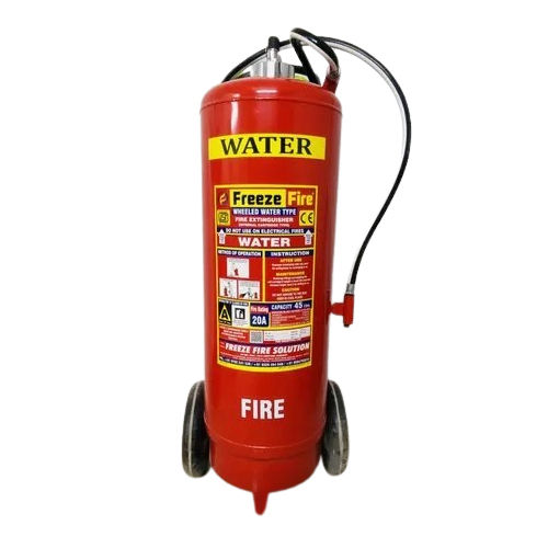 Red 45 Litre Water Wheeled Fire Extinguisher