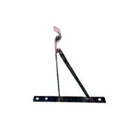 Single Fire Bucket Stand - Mild Steel, Sleek Black Finish | Durable Warranty Included, Ideal For Industrial Fire Safety