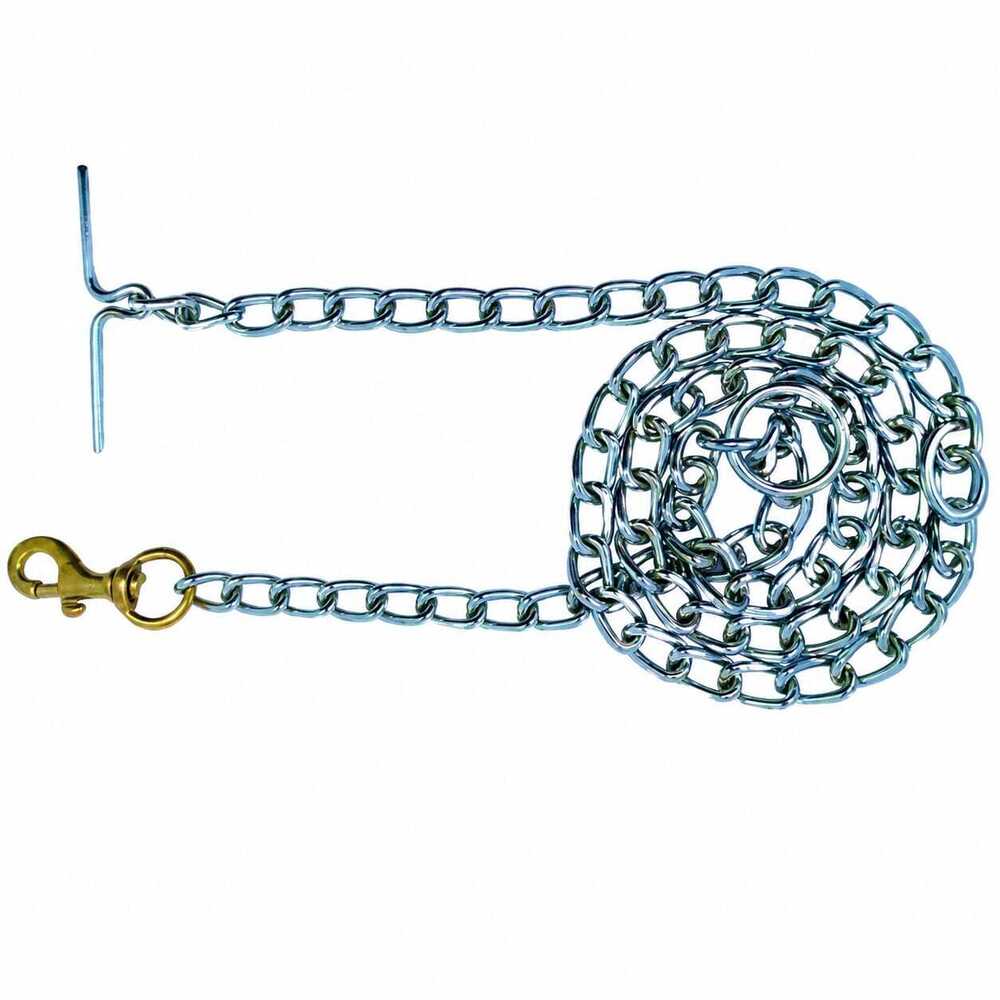 Dog Chain With Brass Hook