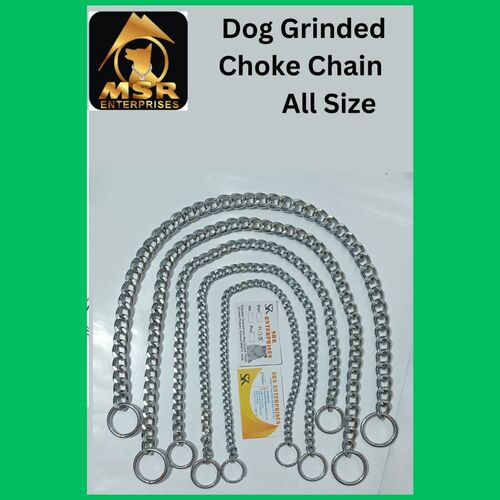 1.5 Feet Grinded Twisted Iron Dog Choke Chain