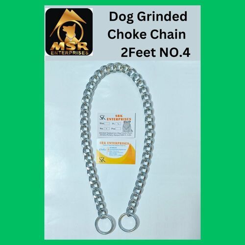 2 Feet Grinded Twisted Iron Dog Choke Chain