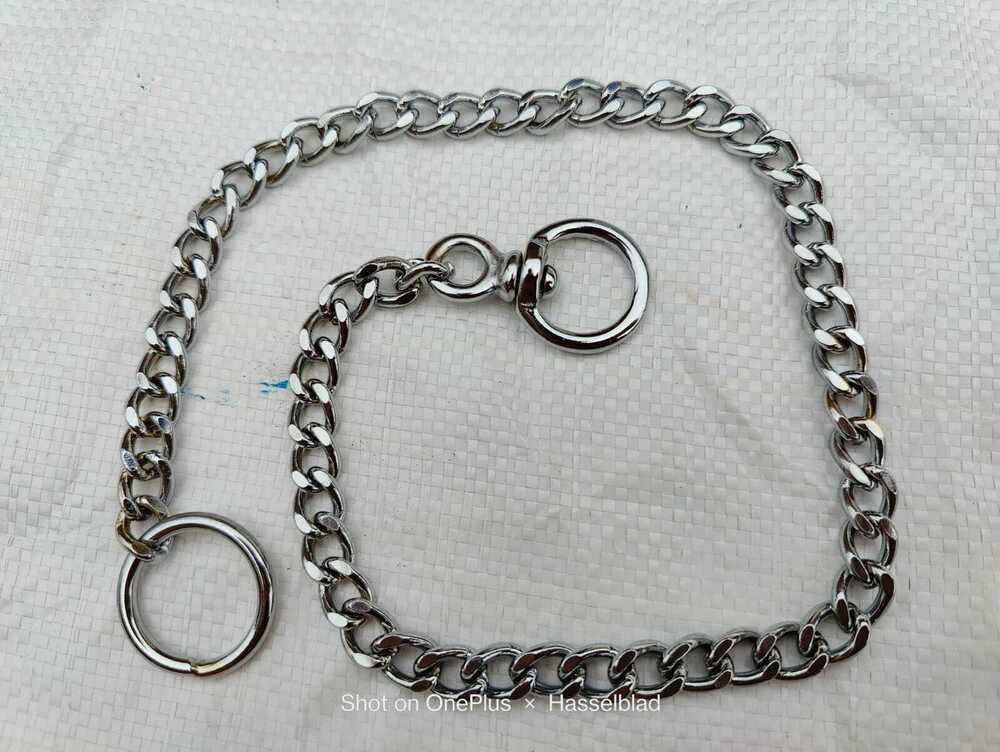 Dog Choke Chain With Brass Bhorkali