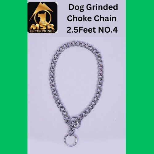 2.5 Feet Grinded Twisted Iron Dog Choke Chain