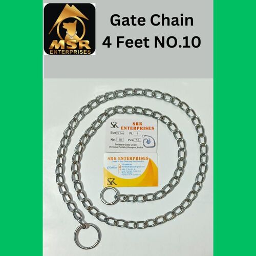 4 Feet Plain Twisted Gate Iron Chain 10 NO