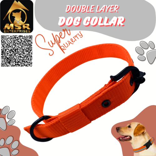 Double Layer Dog Buckle Collar  PP / NYLON