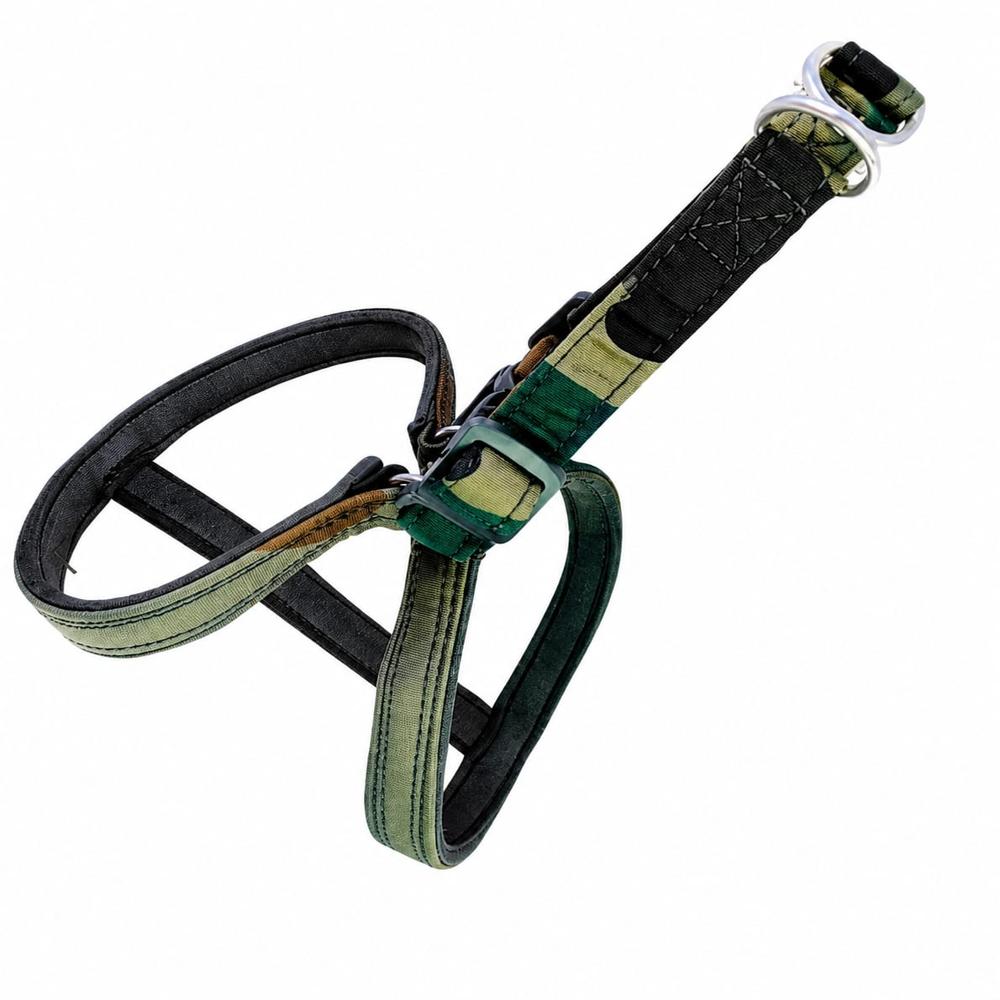 Dog Hraness Body Belt Padded Army Pattern