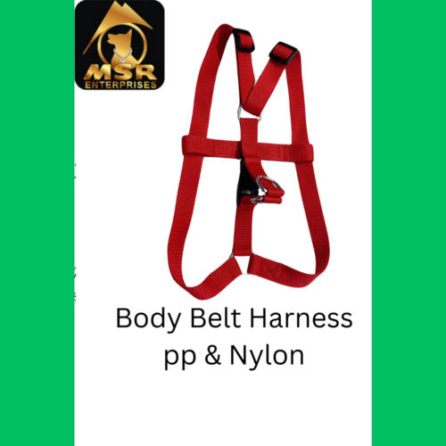 Dog Non Padded Body Belt Harness (PP / NYLON)