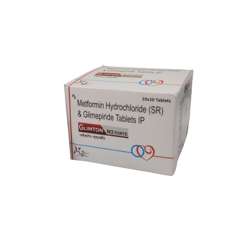 Metformin Hydrochlloride (SR) And Glimepiride Tablets IP