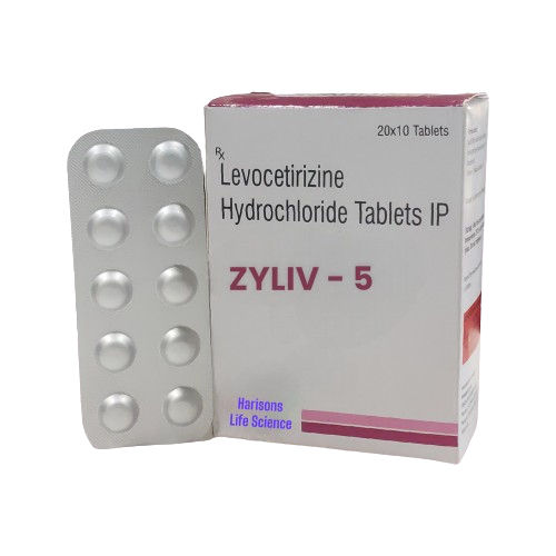 Levocetirizine Hydrochloride Tablets IP - Oral Tablets for Adults | Recommended Dosage as Suggested, Store in Cool Place