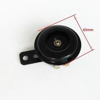 Forklift Front Horn 12v - Color: Black
