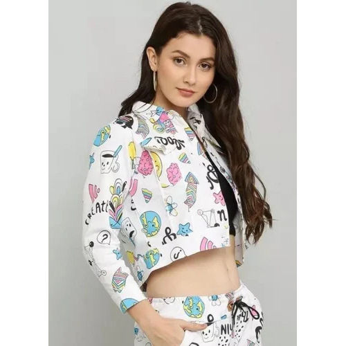 Washable Women Cotton Bomber Jacket