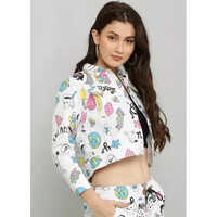 Women Cotton Bomber Jacket - Cotton Material, Full Sleeves, Winter Season | Washable And Comfortable Design For Stylish Women