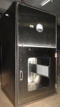 Steriletech Tm Dynamic Pass Box - Complete Ss304, 1200mm Height X 1050mm Width | Class 100 Cleanliness, Vertical Airflow, 90 Fpm Downflow Velocity, 1 Year Warranty