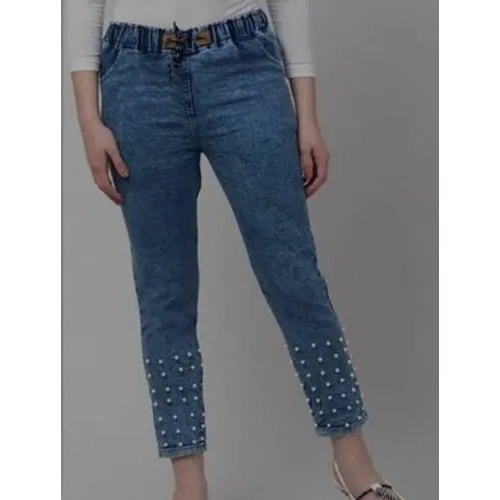 Ladies Denim Moti Jogger