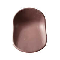 Plastic Shell Bucket Chair - Metal And Plastic, Custom Size Options , Smooth Finish With Ergonomic Design, Durable For Indoor And Outdoor Use