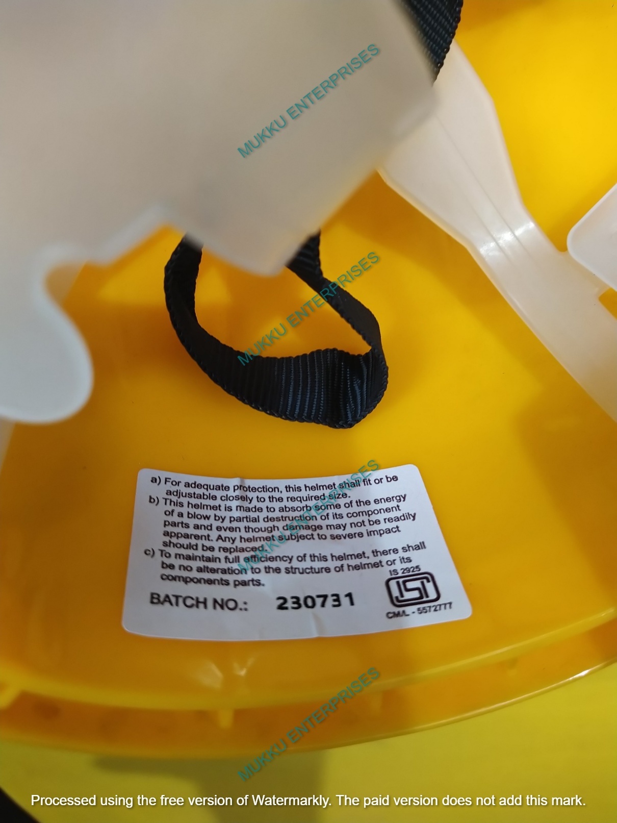 suppliers of Industrial Safety Helmet without ratchet UDYOGI