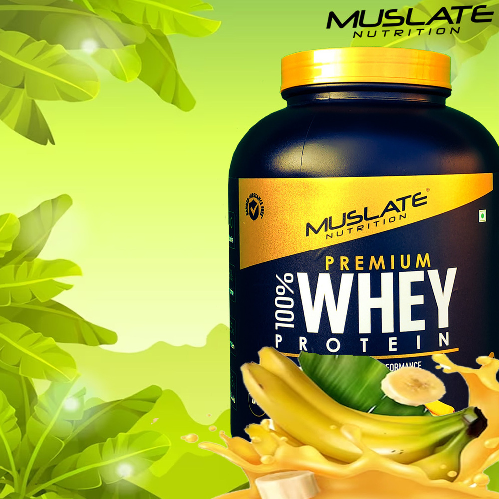 2kg Banana Shake Whey Protein Powder