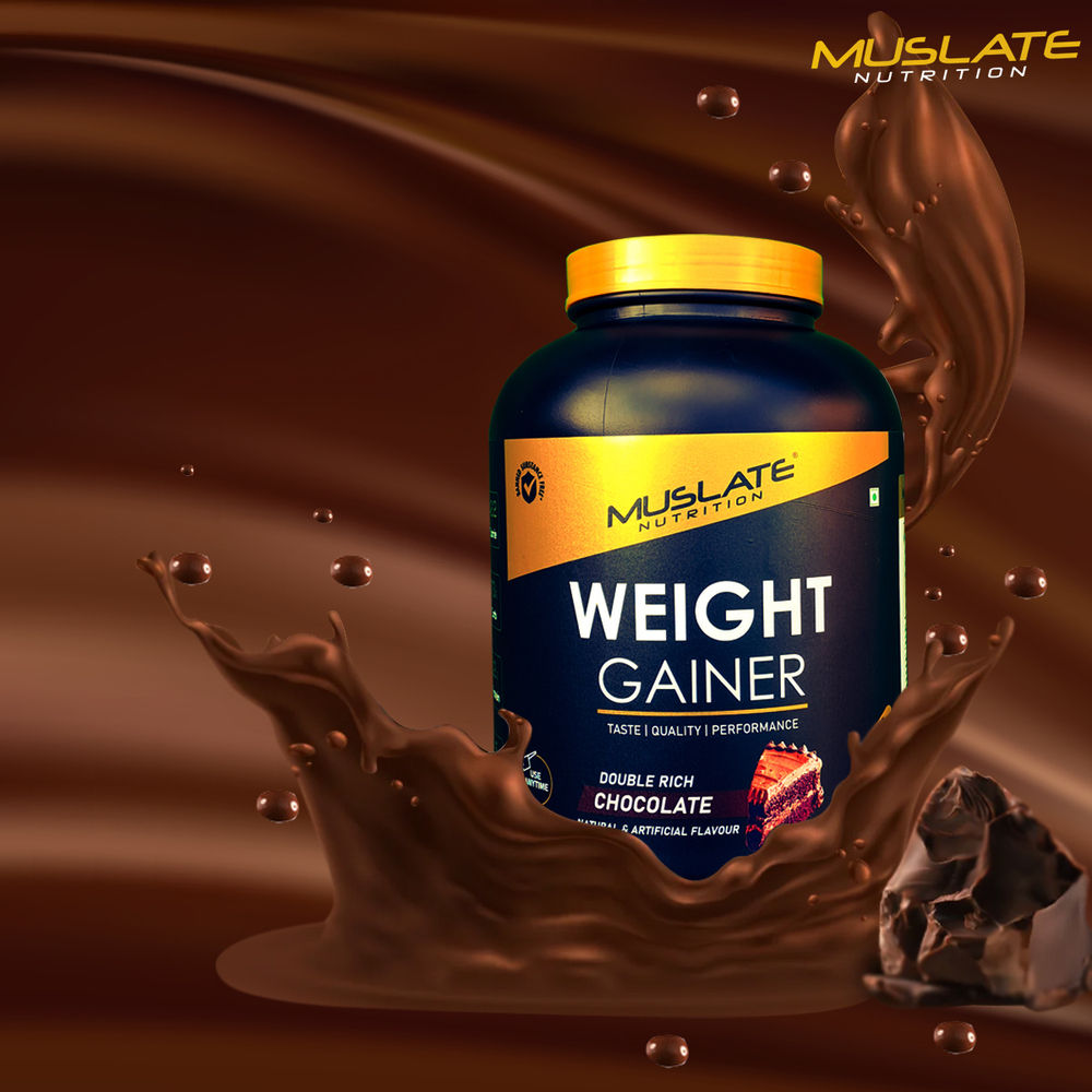 2Kg Double Rich Chocolate Weight Gainer Dosage Form: Powder