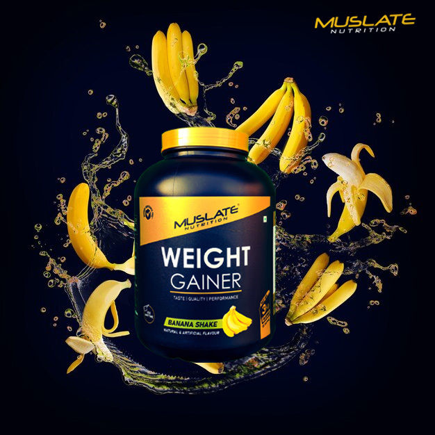 3Kg Banana Shake Weight Gainer Dosage Form: Powder