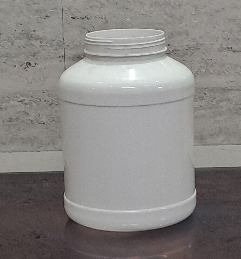 WHITE 2.5 KG PET PEROTEIN JAR