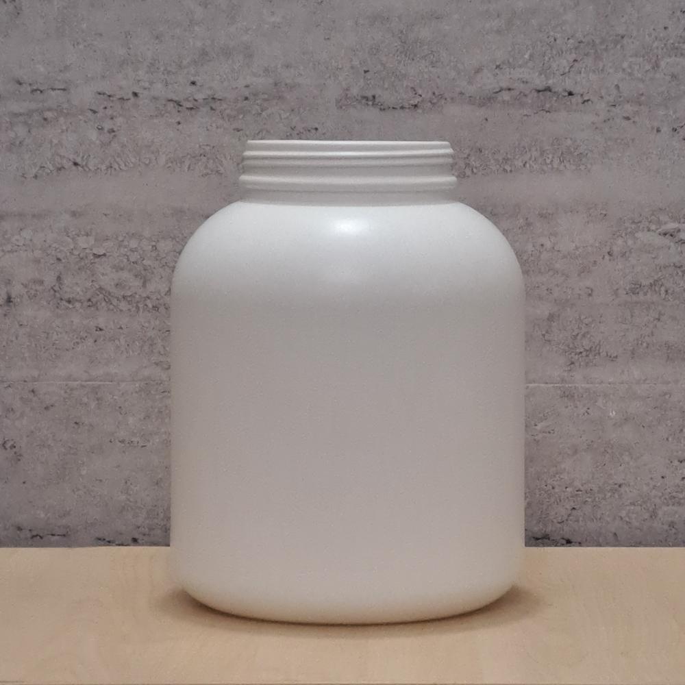 WHITE 3 KG MATKA HDPE  JAR