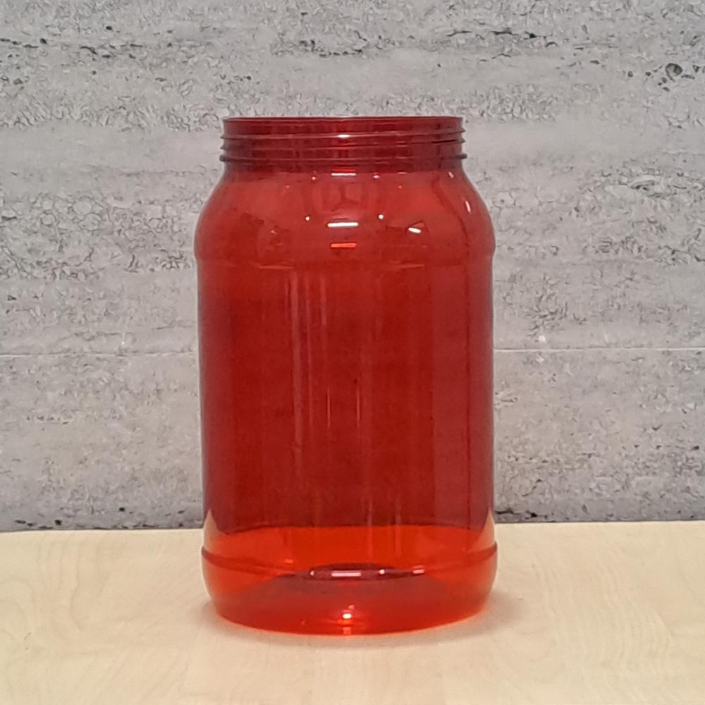 RED 1 KG PET PROTEIN JAR