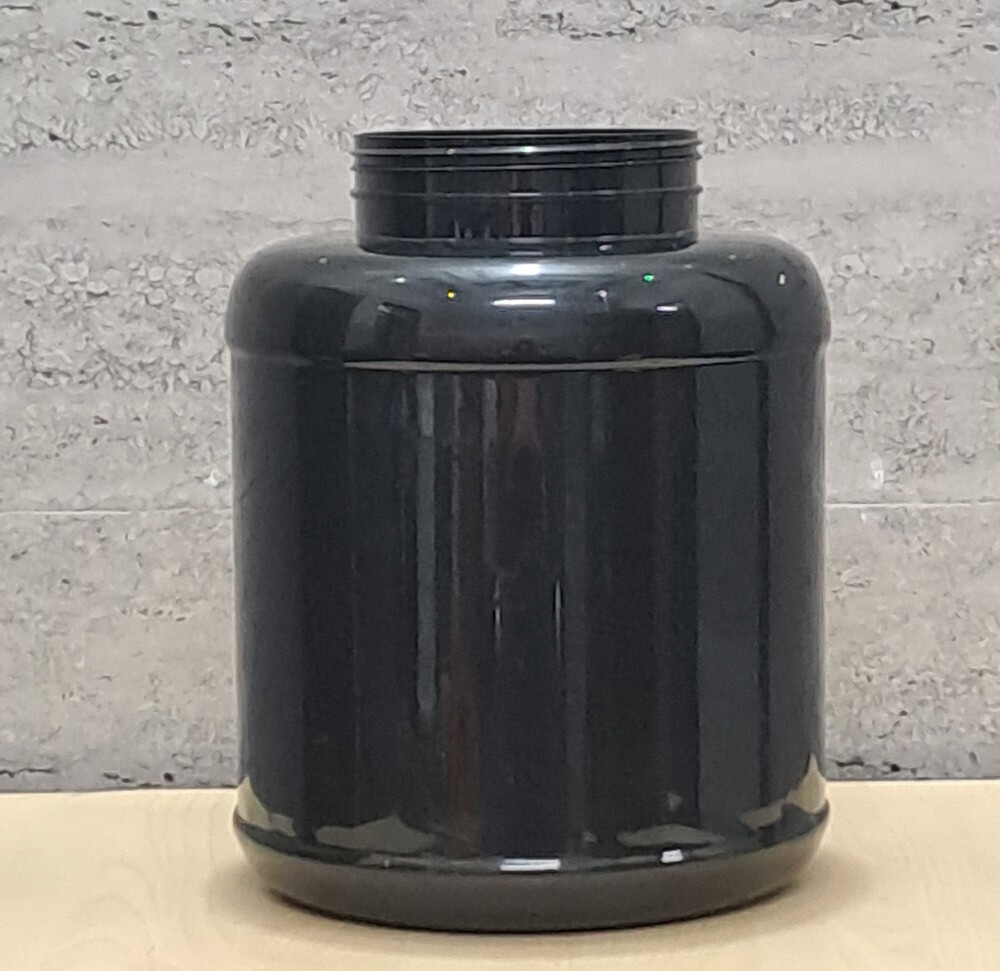 BLACK 2.5 KG PET PROTEIN JAR