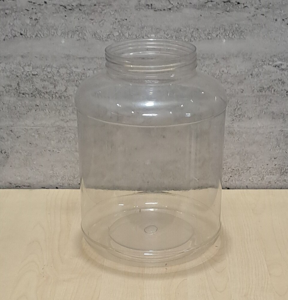 Transparent Supplement Jar