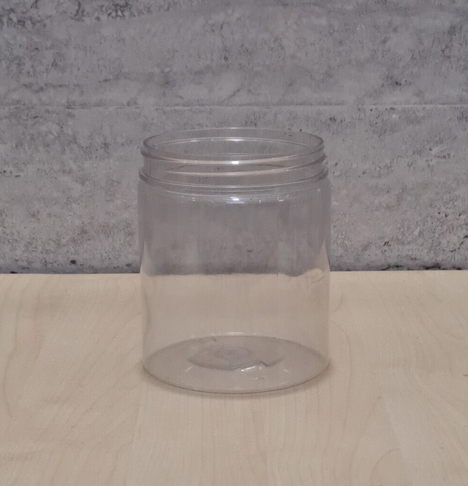 TRANSPARENT PET PROTEIN JAR