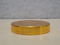 Meatllic 89 Mm Cap - Polyester Material, 89 Mm Customized Size, Vibrant Blue Color, Soft Texture, Durable Seal For Jar Storage