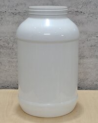Supplement Jar Manufacture - Polyester Plastic, 7 Liter Capacity, Vibrant Orange Color, Soft And Snug Fit, Versatile For Food And Household Storage