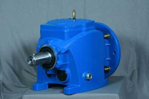 Off White Inline Helical Gear Box