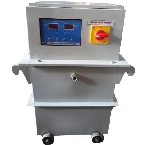 10 Kva Single Phase Oil Cooled Servo Controlled Voltage Stabilizer
