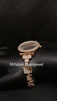 Rose Gold 18KT Natural Diamond Watch