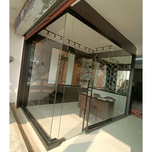 Transparent Glass Office Partition