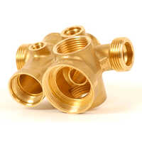 Brass Forged Components - Customized Sizes | Polished Finish, Golden Color, High-pressure Resistance, Corrosion-resistant For Industrial Applications