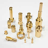 Brass Turned Components - Stainless Steel, Customized Size, Polished Golden Finish | Elegant Industrial Parts With Enhanced Durability And Functionality