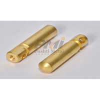 Brass Electrical Plug Pins - Color: Golden