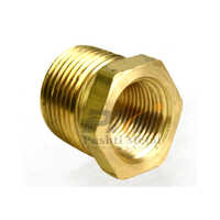 Brass Adaptor And Reducer - Stainless Steel, Customized Size, Golden Color | Polished Finish, Hexagon Head Code, Durable For Industrial Use, Warranty Included